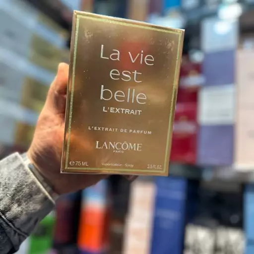 ادکلن اروپایی لانکوم لاویه بل له اکستریت پرفیوم   LANCOME La vie belle L Extrait