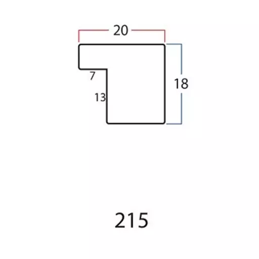 قاب عکس بکلیت مدل 40*40-215 مجموعه 20 عددی