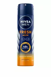 اسپری ضد تعریق مردانه نیوآ مدل فرش ماسک NIVEA DEO FRESH MUSK حجم150ml