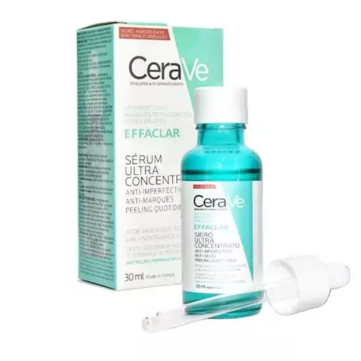 سرم ضد جوش و منافذ باز افکلار سراوی EFFACLAR حجم 30  میل ( آرایشی زها) 