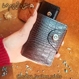 جاکارتی مردانه مدل کِلاروس چرم طبیعی قهوه ای(باکس هدیه)