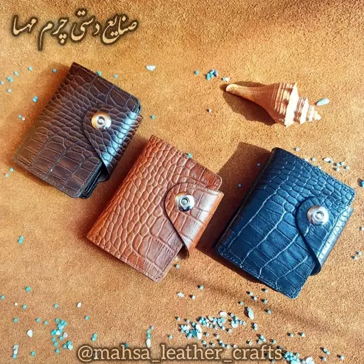 جاکارتی مردانه مدل کِلاروس چرم طبیعی قهوه ای(باکس هدیه)