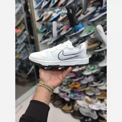 Nike Air Force نایک ایر فورس مردانه سفید کفش اسپرت نایک کتونی نایک سفیدسایز41تا44