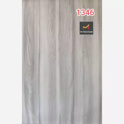 برچسب کابینت طرح چوب کرم و طوسی کد 1346