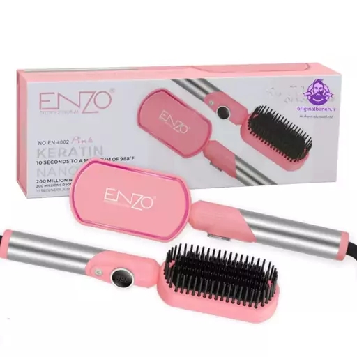 برس حرارتی انزو ایتالیا حرفه ای جدید 2025  ENZO PROFESSIONAL SALON ITALY4002  برس حرارتی هوشمند   