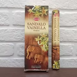 عود خوشبوکننده HEM رایحه سندل وانیل sandal vanilla 