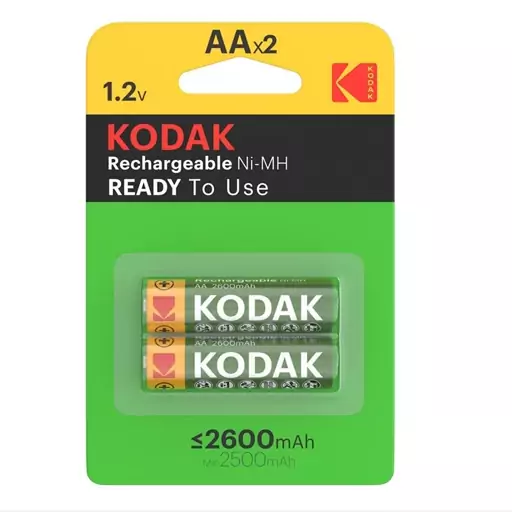 باتری قلمی قابل شارژ کداک مدل Kodak Rechargeable 2600mAh Ni-MH 