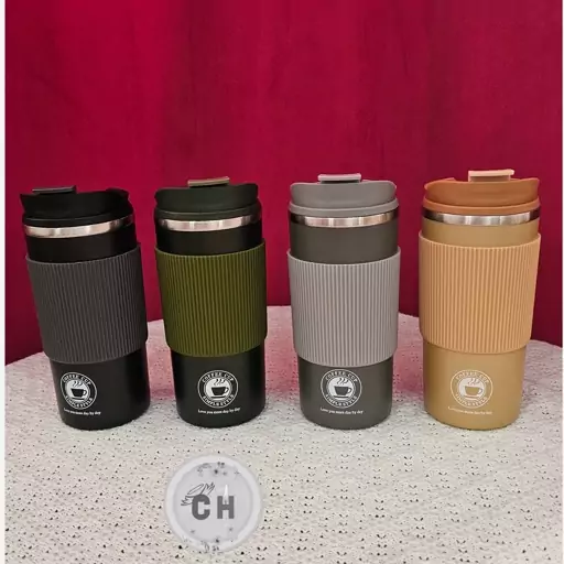 تراول ماگ کمر سیلیکونی کافی کاپ coffee cup 500 میل تراولماگ