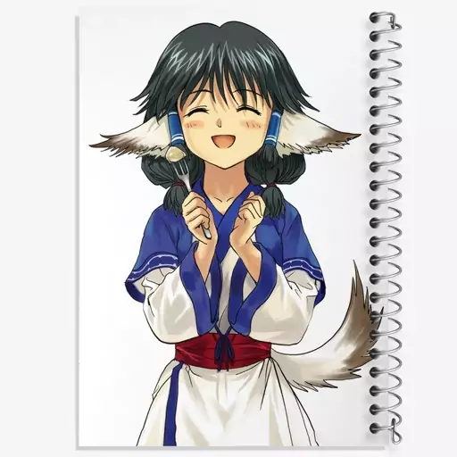 دفتر مشق 50 برگ خندالو طرح بازی Utawarerumono کد 35362