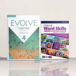 پک کتاب ایوالو 4 + کتاب اکسفورد ورد اسکیلز اینترمدیت ویرایش دوم Pack Evolve 4 + Oxford Word Skills Intermediate 2nd Ed