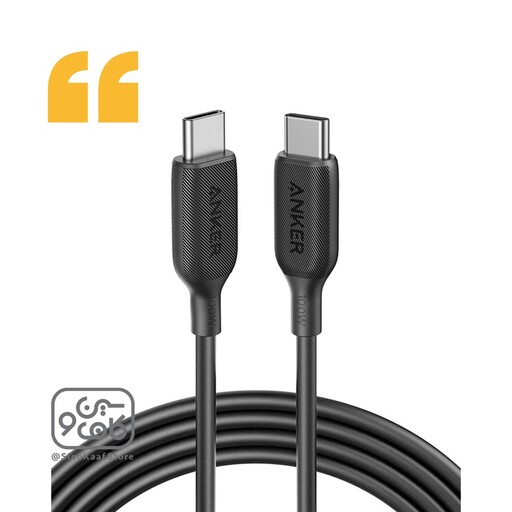 کابل تبدیل USB-C به USB-C انکر  مدل A8856 طول 180 سانتی متر با گارانتی ایستا