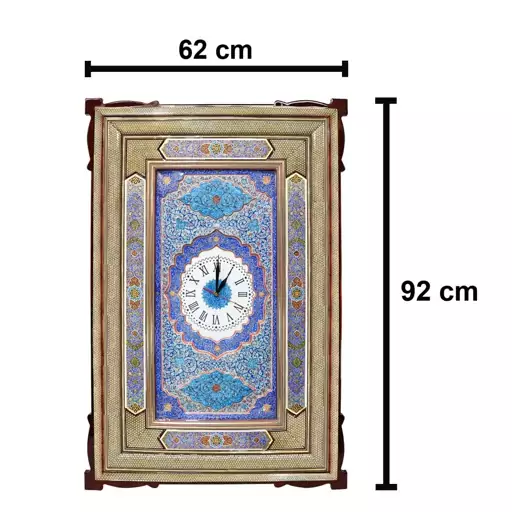 ساعت خاتم کاری و مینا کاری کشیده مدل شاهکار هنری صلیبی (گارانتی 120 ماهه)