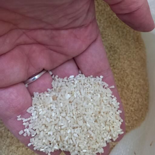 برنج نیم دونه 10 کیلویی دودی پاک شده اعلا بسیار خوشمزه 