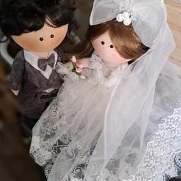 عروسک عروس وداماد روسی قابل سفارش در اندازه ورنگهای مورد نظر مشتری