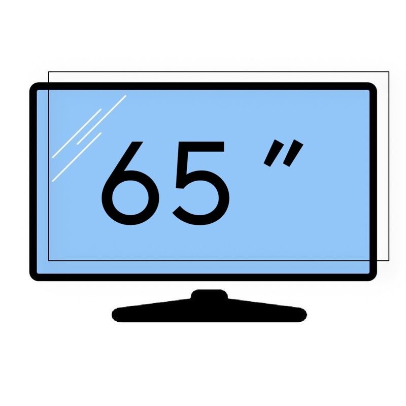 محافظ صفحه تلویزیون    65 اینچ  2 میل اصل تایوان هزینه ارسال به عهده مشتری میباشد