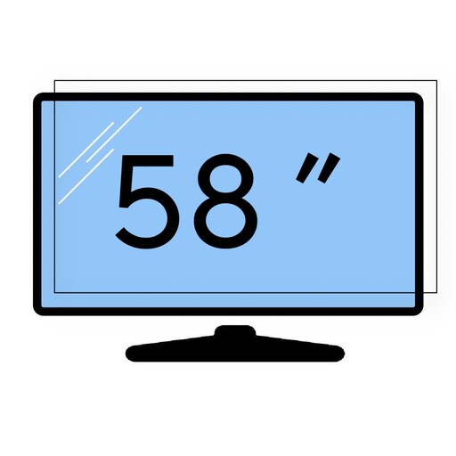 محافظ صفحه تلویزیون  58   اینچ 2 میل اصل تایوان هزینه ارسال به عهده مشتری میباشد