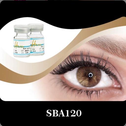 لنز  چشم  هرا سالیانه شماره 14 کد SBA120 عسلی روشن