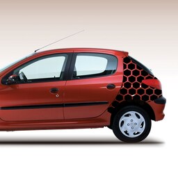 استیکر طرح لونه زنبوری مناسب بدنه خودرو