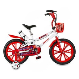 دوچرخه سایز 16 رنگ اسپرت قرمز  با گارانتی یک ساله لاستیک تو پر