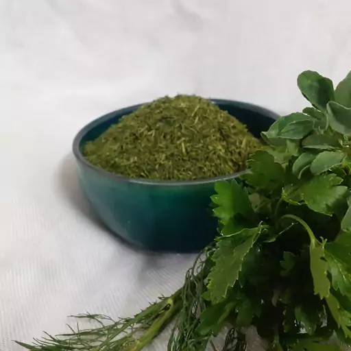 سبزی قورمه خشک شده خانگی تازه و امسالی(100گرمی)