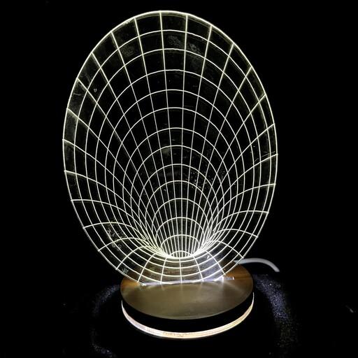 بالبینگ  آباژور شب خواب چراغ خواب سه بعدی طرح سیاه چاله