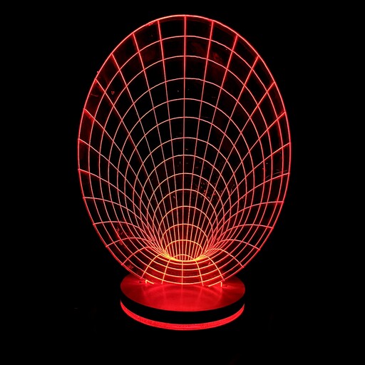 بالبینگ  آباژور شب خواب چراغ خواب سه بعدی طرح سیاه چاله