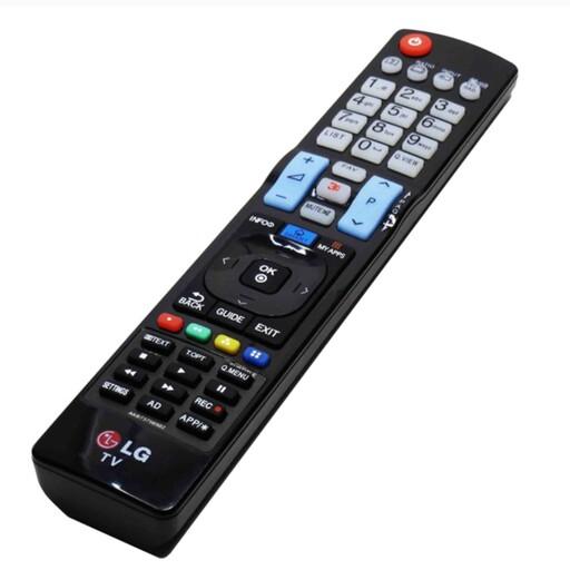 کنترل الجی بزرگ اصلی مناسب برای تمامی تلویزیون های الجی دارای جنس بسیار سنگین و مستحکم 