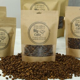 قهوه آروماتیک ( 100 عربیکا ) مای کافی 500 گرم ( دانه و آسیاب شده )