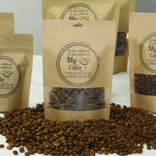 قهوه آروماتیک ( 100 عربیکا ) مای کافی 500 گرم ( دانه و آسیاب شده ) 