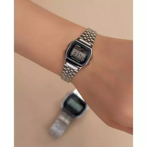 ساعت کاسیو casio زنانه نقره ای مدل a159