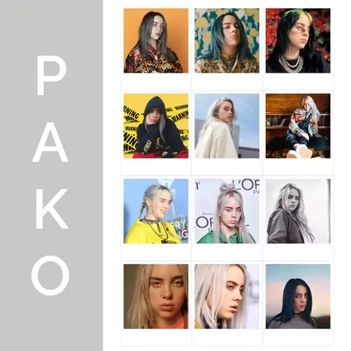 فتوکارت12 عددی بیلی آیلیش (Billie Eilish)