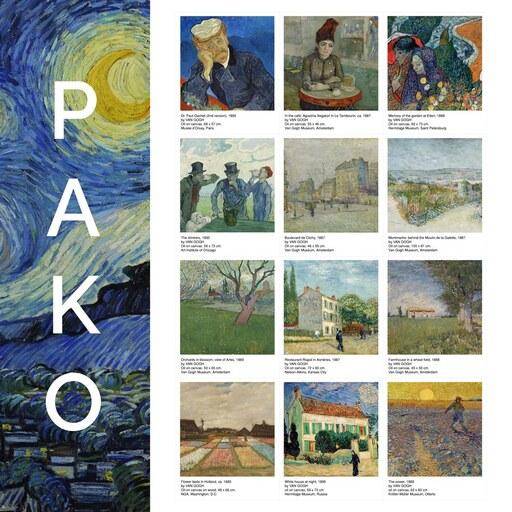 فتوکارت 24 عددی نقاشی های معروف ون گوگ (پولاروید) - Van Gogh
