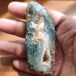 سنگ راف عقیق شجر سبز سلیمانی H94017