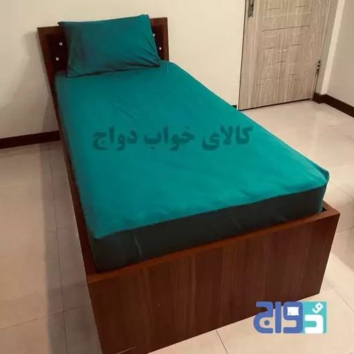 خرید روتختی کشدار تشک 1.5 نفره تکرنگ ( سبز) 