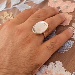 انگشتر نقره مردانه با سنگ در نجف شفاف 