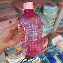 بطری آب 1.5 لیتری درب 2حالته دسته دار پارچ پلاستیکی