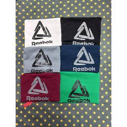 تیشرت مردانه سایز بزرگ دارای  رنگبندی تنخور  طرح reebok