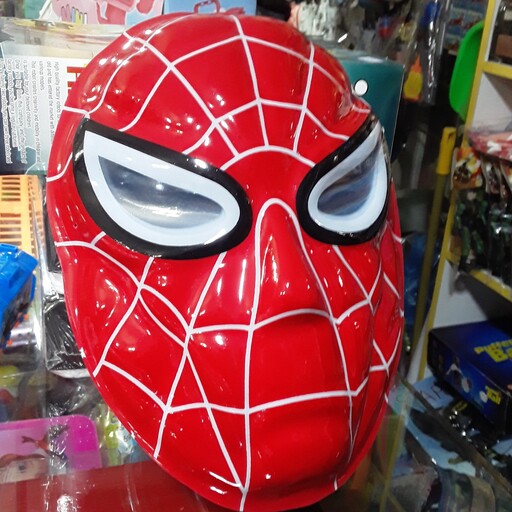 اسباب بازی ماسک یا نقاب صورت طرح مرد عنکبوتی قرمز 