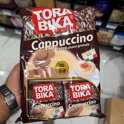 کاپوچینو ترابیکا  (Tora Bika)  تولید  اندونزی  20 عددی صد درصد اصل با تضمین مرجوعی ، بسته ده عددی