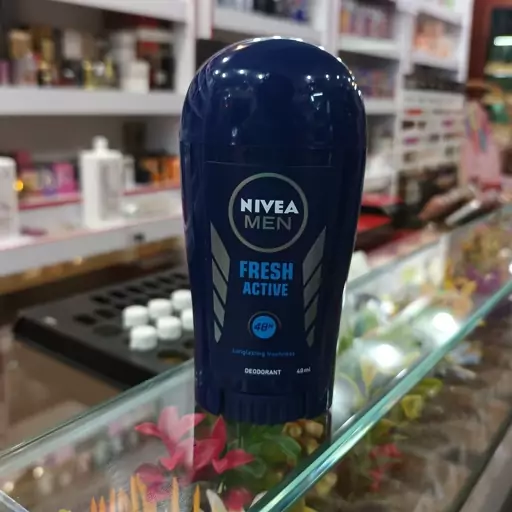 مام صابونی مردانه نیوآ NIVEA مدل FRESH ACTIVE فرش اکتیو حجم 40 میل