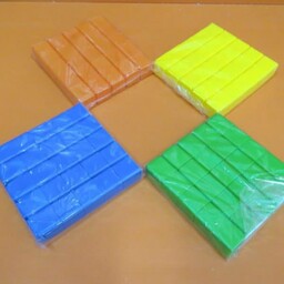 چینه های سه سانتی با چهار رنگ 100 تایی آبی ،زرد،سبز،نارنجی 