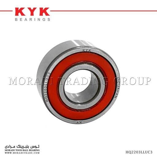 بلبرینگ خود تنظیم شیار عمیق صنعتی 2203LLUC3 برند SILVER KYK ژاپن