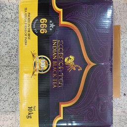 چای شکسته سوپر زرین فوق اعلا عقرب کد 666 بهترین نوع چای کلکته موجود در بازار ایران
