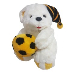 اسباب بازی عروسک پولیشی خرس فوتبالیست  اورجینال وارداتی مخصوص  ولنتاین