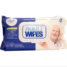 دستمال مرطوب پاک کننده پوست دافی مناسب برای بزرگسالان ا Adult Wet Wipes