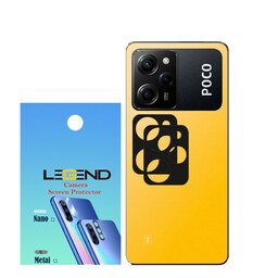 محافظ لنز دوربین LEGEND مدل فلزی مناسب موبایل شیائومی Poco X5 Pro بسته 2 عددی