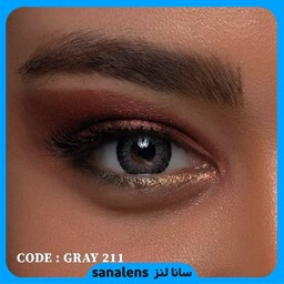 لنز رینبو مدل Gray 211 طوسی دور مشکی