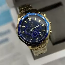 ساعت مچی مردانه سه موتوره کرنوگراف کاسیو ادی فایس casio