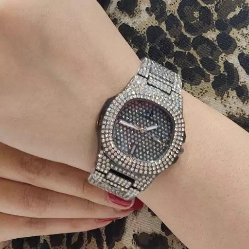 ساعت مچی زنانه مخراج کاری شده پتک فیلیپ Patek philippe