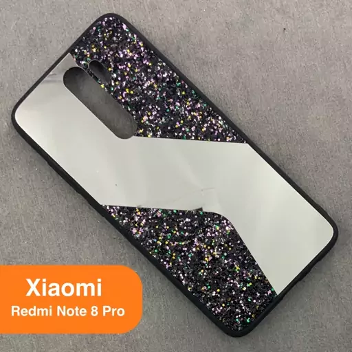 قاب گوشی شیائومی note8 pro طرح سواروسکی موج دار آینه ای 